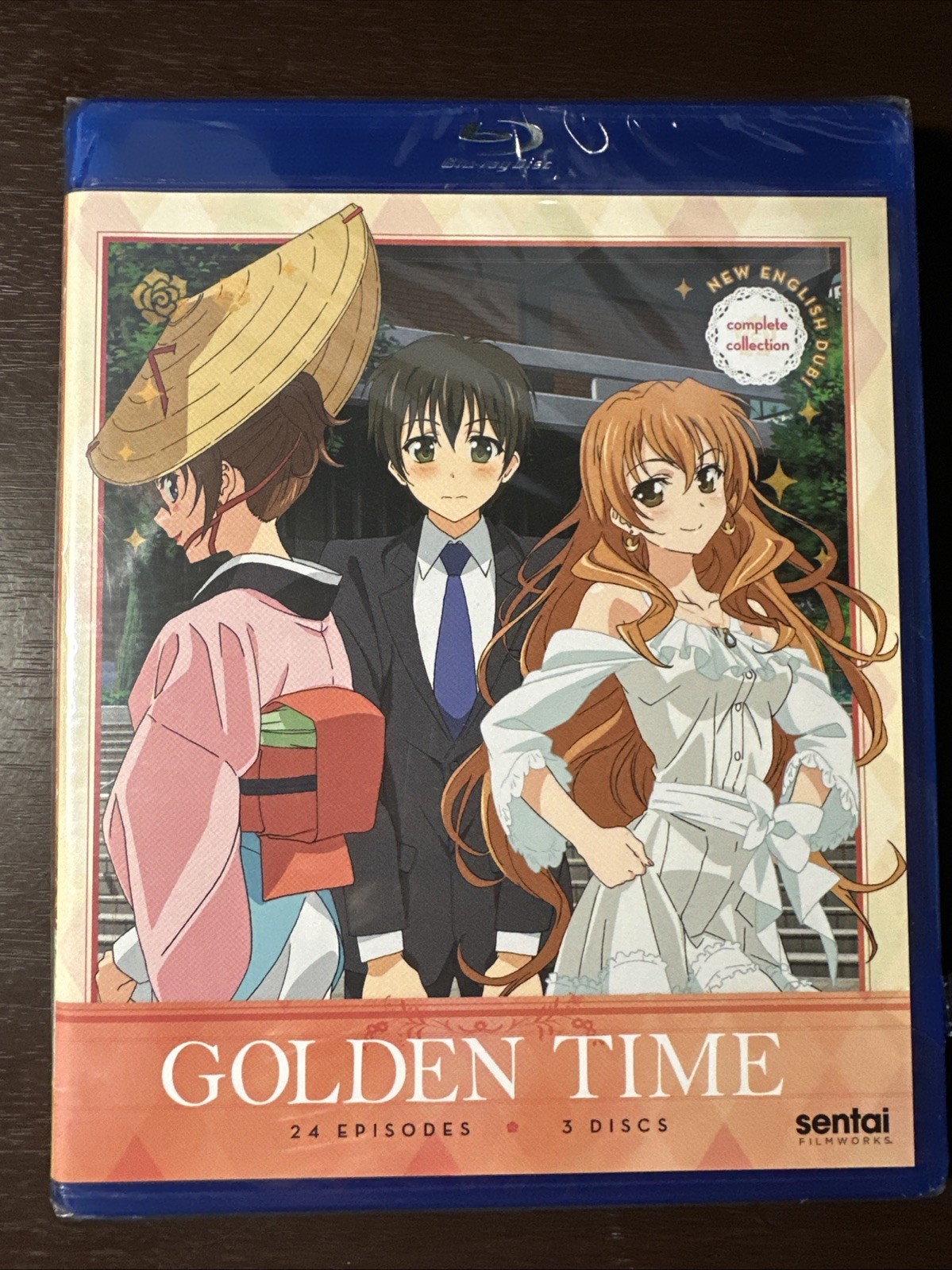 Brand *NEW* Sealed Golden Time Complete Series Anime Blu-Ray 24 Epi Eng Sub+Dub