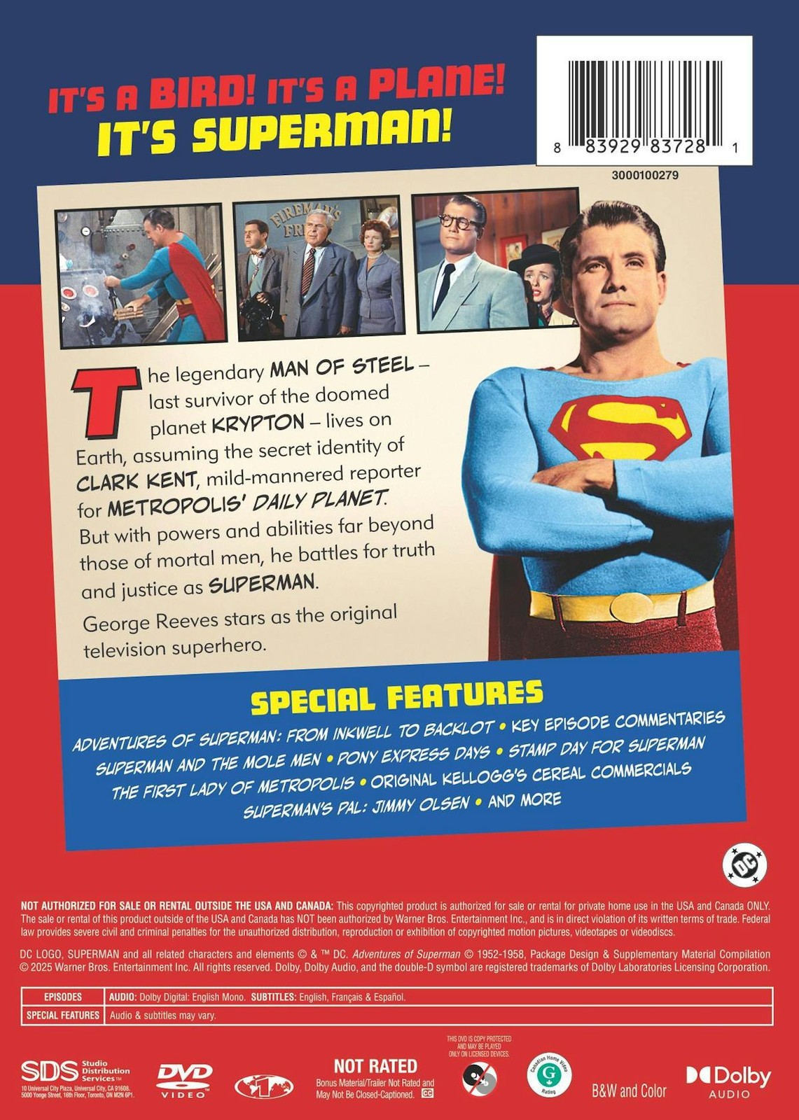 Adventures of Superman The Complete Series DVD NEW