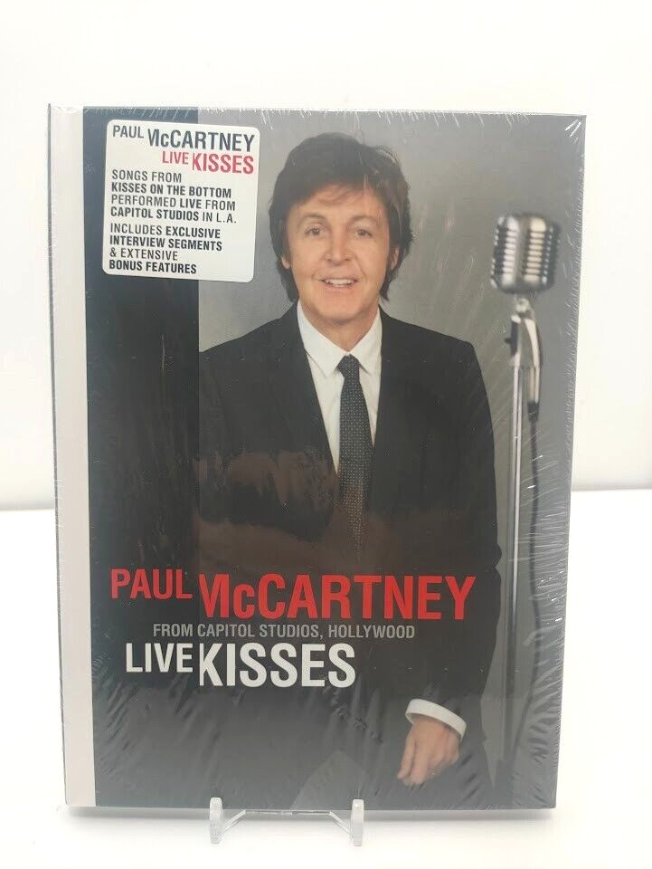 Paul McCartney Live Kisses BOOK + DVD (ALL REGIONS NTSC DVD 127mins 2013) NEW