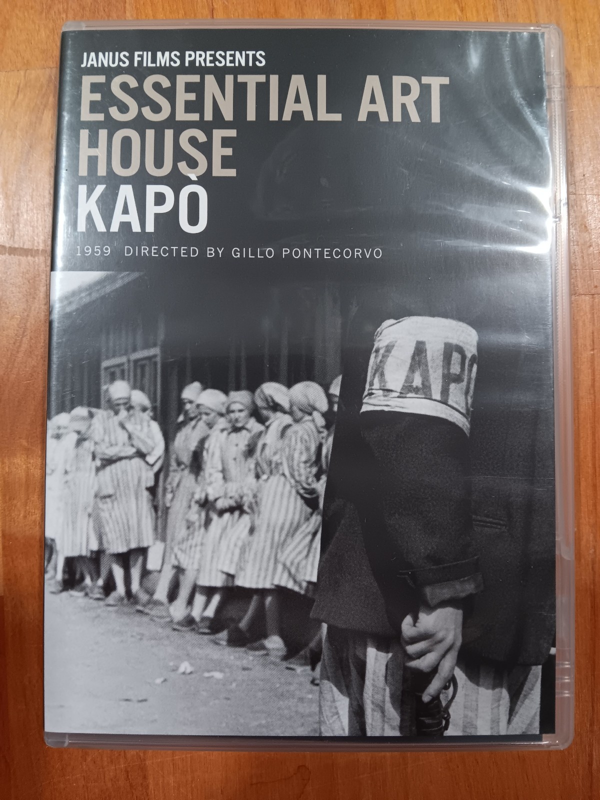 Kapo DVD Janus Films Criterion Collection German Italian Gillo Pontecorvo