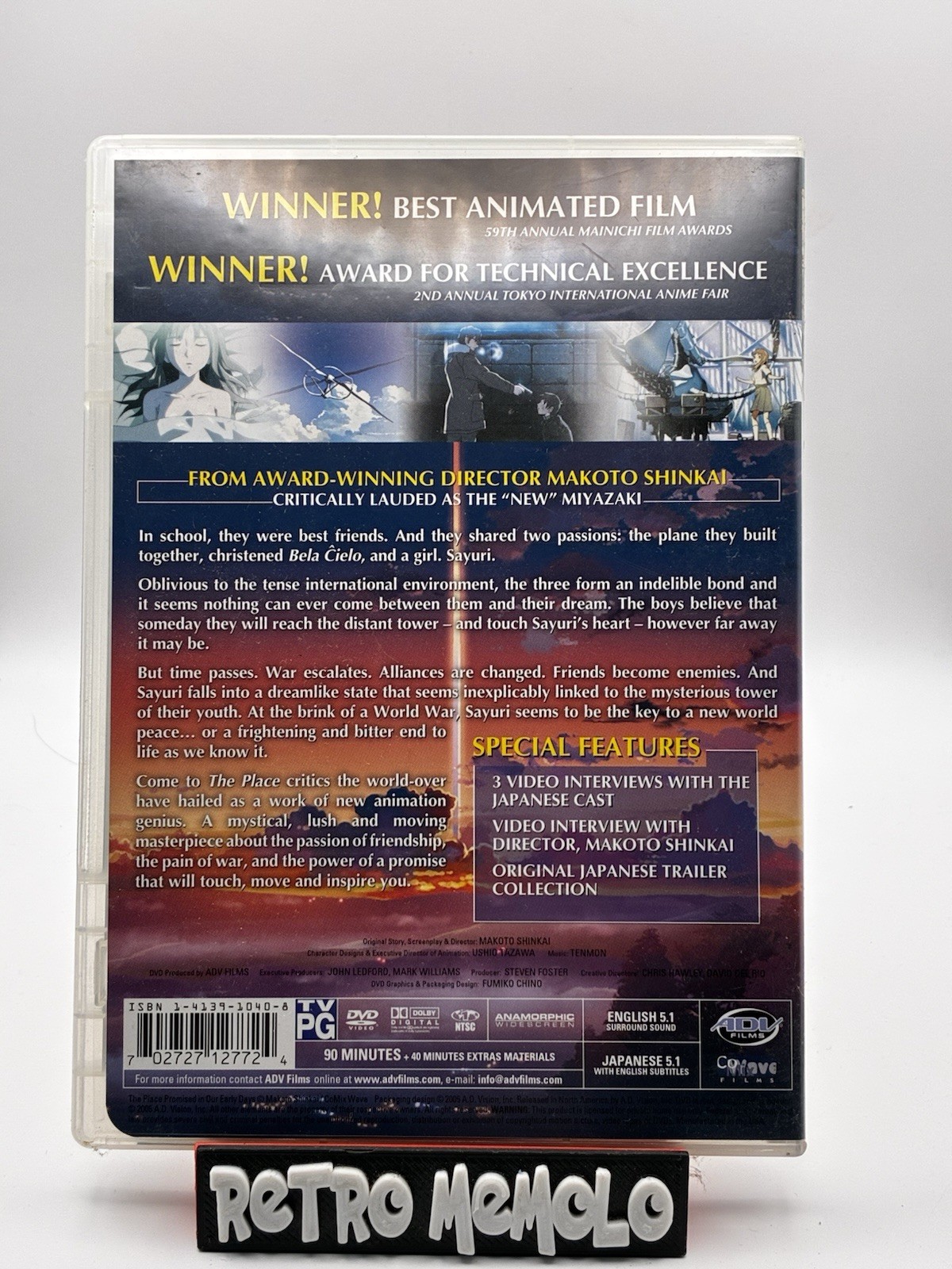 Place Promised in Our Early Days (DVD, 2004)