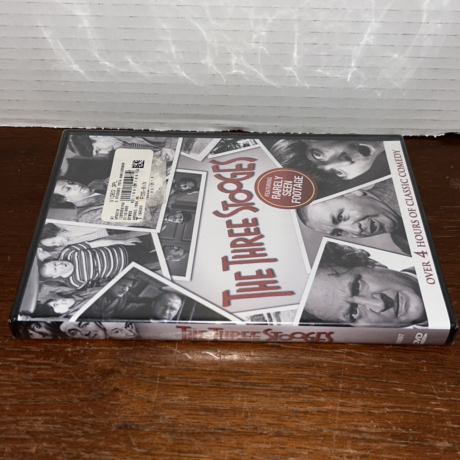 The Three Stooges (DVD, 2011, Rare Footage) NEW SEALED – 4+ Hrs Classic Comedy