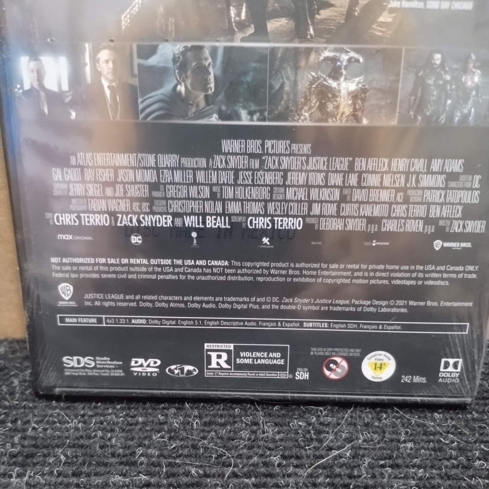 Zack Snyder’s Justice League (DVD) brand new
