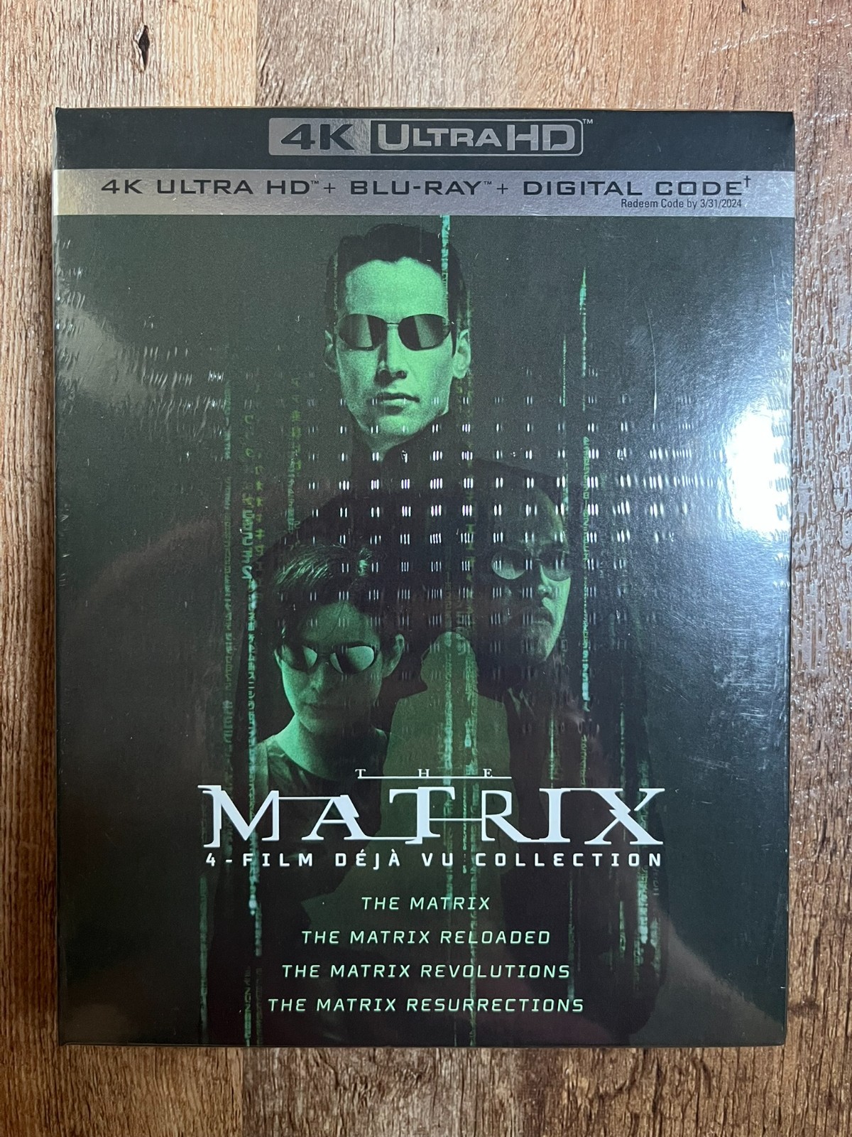 The Matrix 4-Film Deja Vu Collection (4K UHD + Blu-ray + Digital, Region Free)