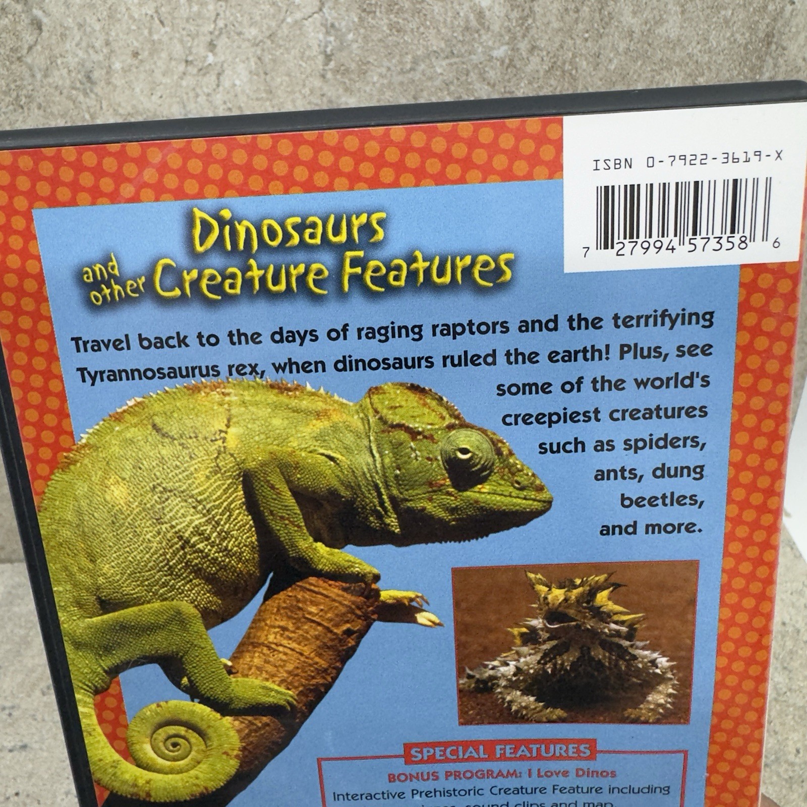 Really Wild Animals – Dinosaurs and Other Creature Features (DVD, 2005) VG+