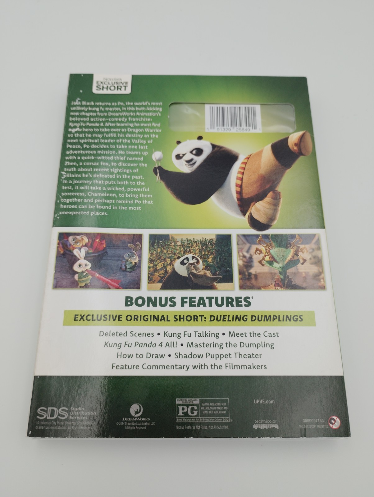 Kung Fu Panda 4 DVD 2024 Collector’s Edition Jack Black – New Sealed