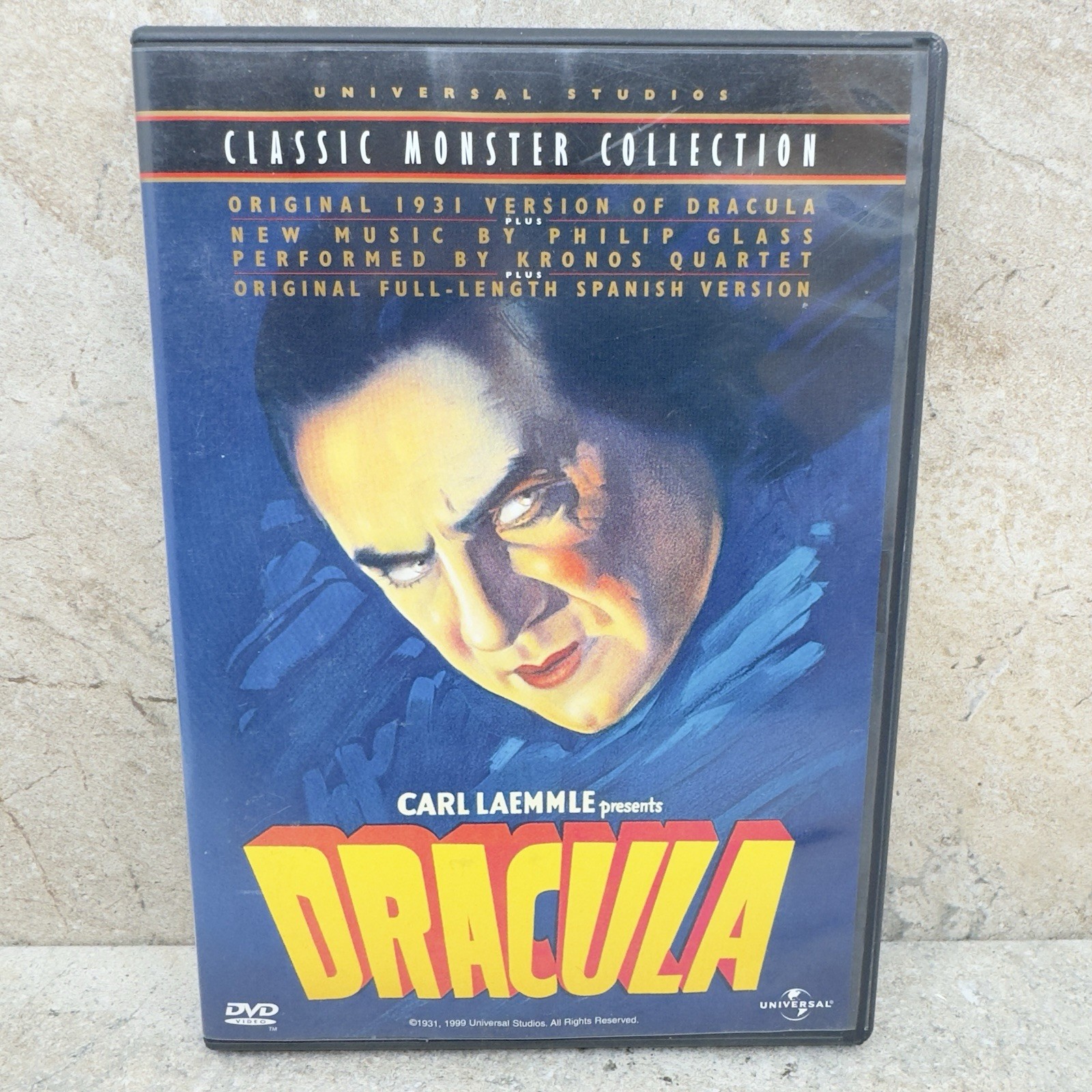 Dracula 1931 DVD Bela Lugosi Universal Monsters Horror Vampire Tod Browning Mint
