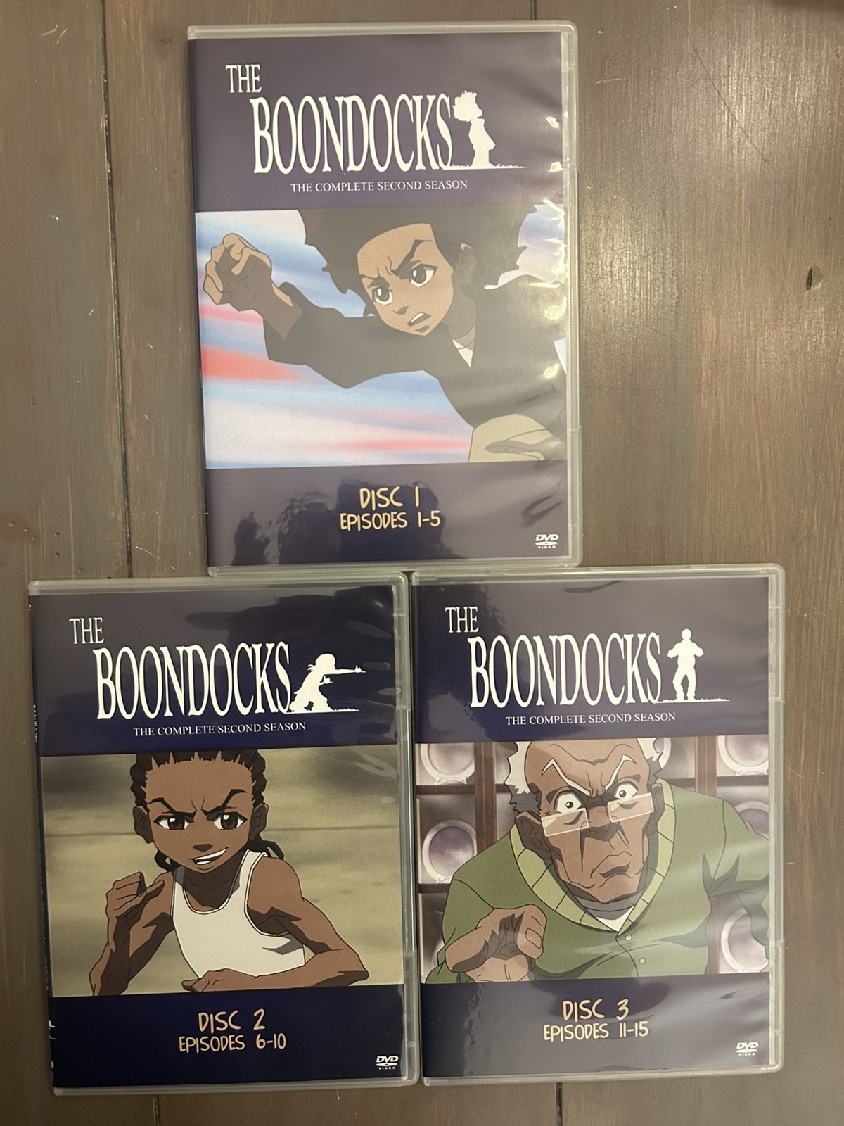 The Boondocks Complete Second Season 2 (DVD, 2008, 3-Disc Set) Tested
