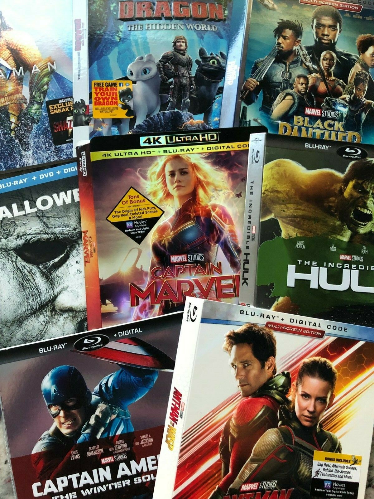 Blu-ray & 4K Slipcovers only – Star Wars, Disney, Marvel + more RARE! NEW STOCK!