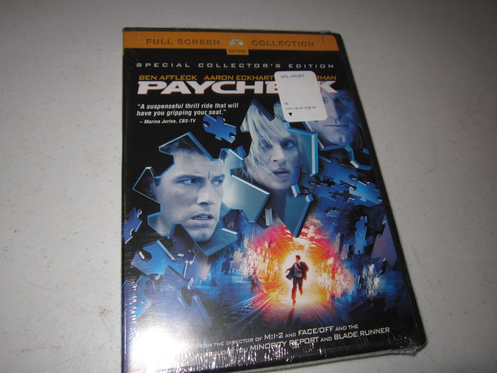 Paycheck (2003) (Ben Affleck) (Sci-Fi/ Action) 4 HRS Bonus DVD (New Sealed)