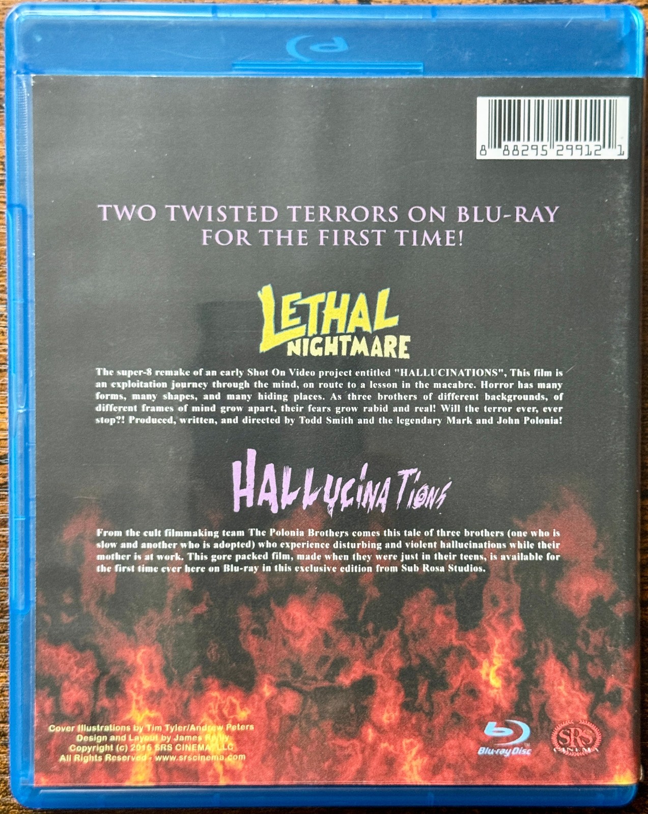 LETHAL NIGHTMARE/HALLUCINATIONS SRS CINEMA USED BLU-RAY RARE LIMITED EDITION