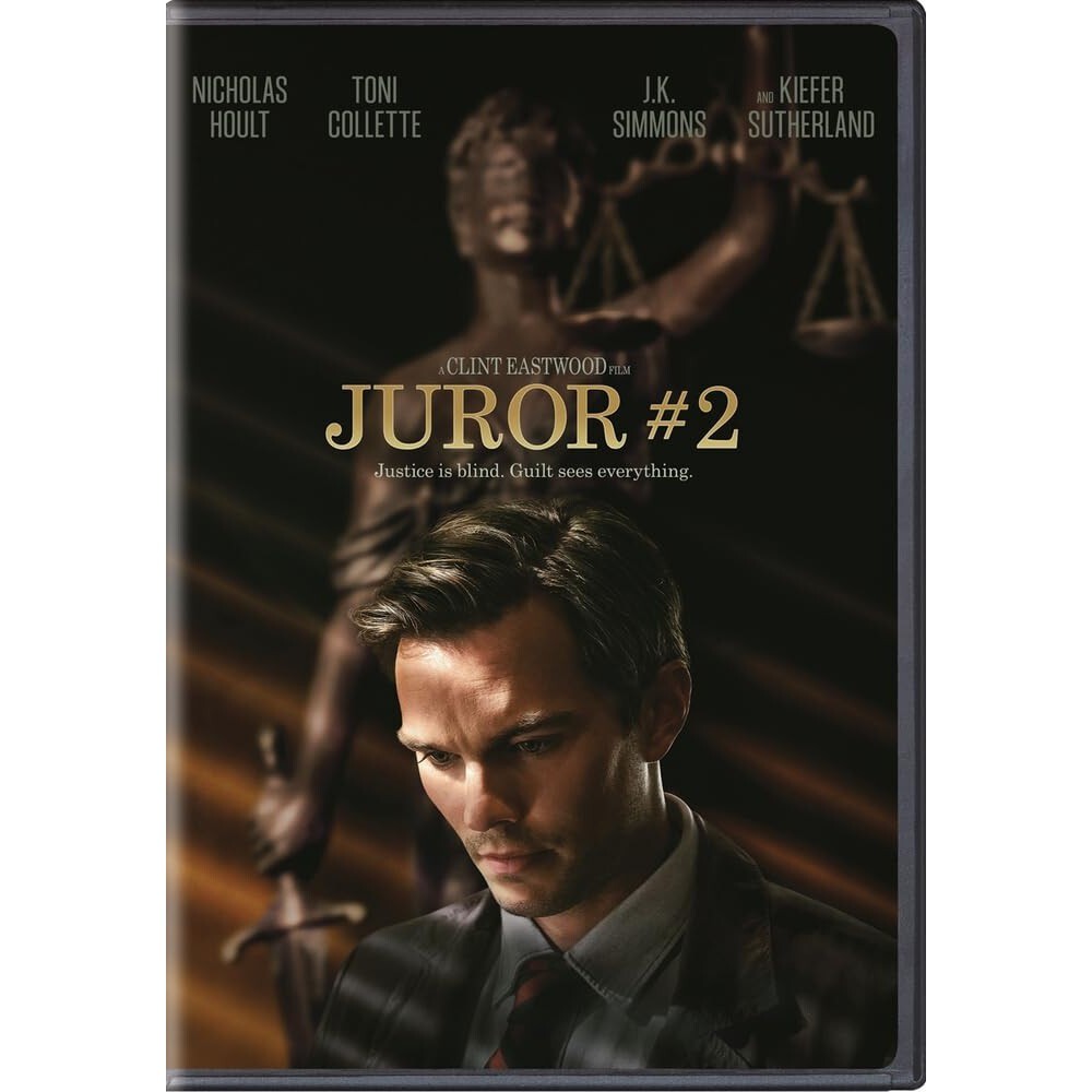 Juror #2 DVD 2024 Brand New Sealed Clint Eastwood Nicholas Hoult Free Shipping