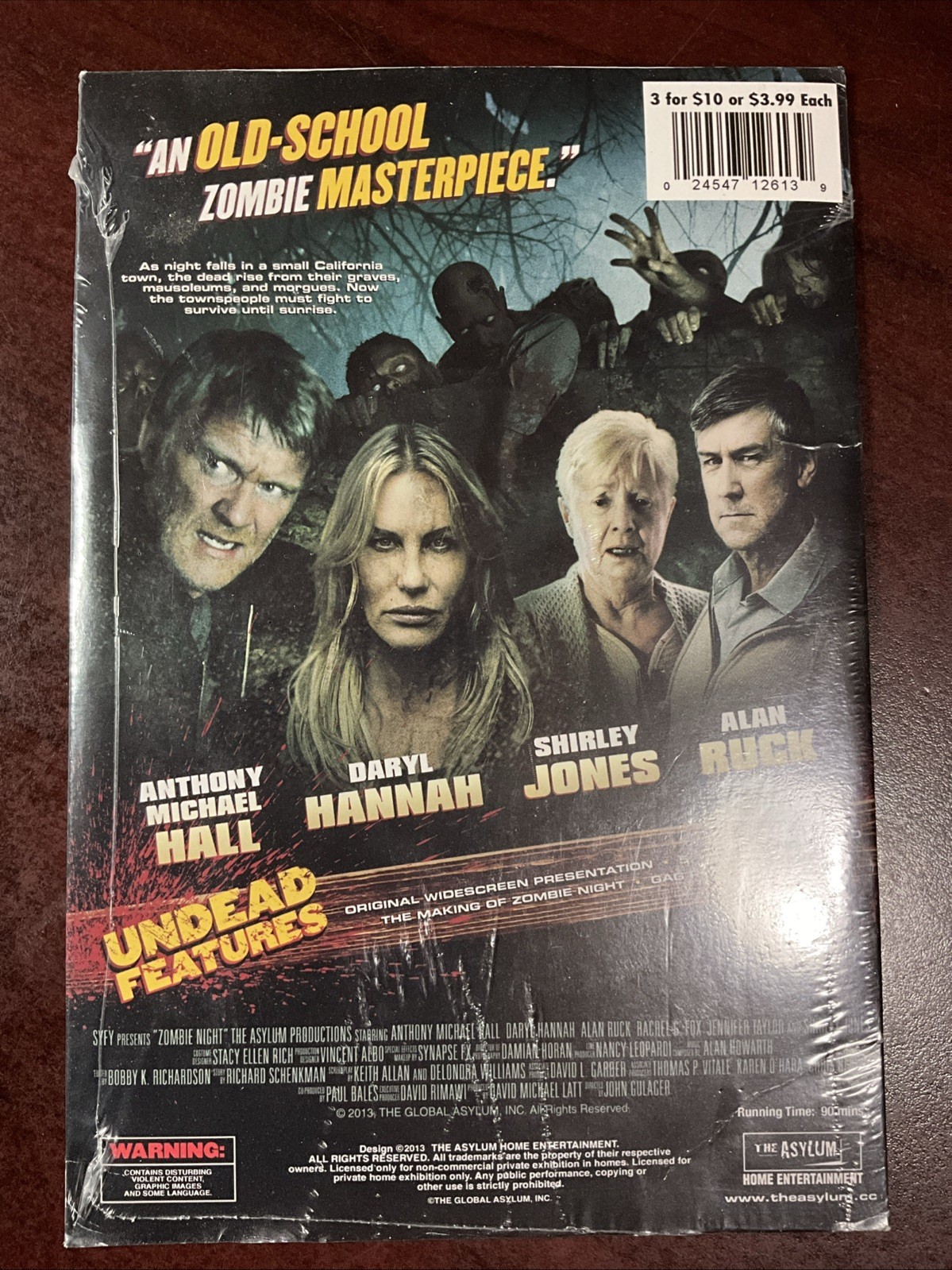 Zombie Night (DVD, 2013, Unrated) Cardboard Sleeve