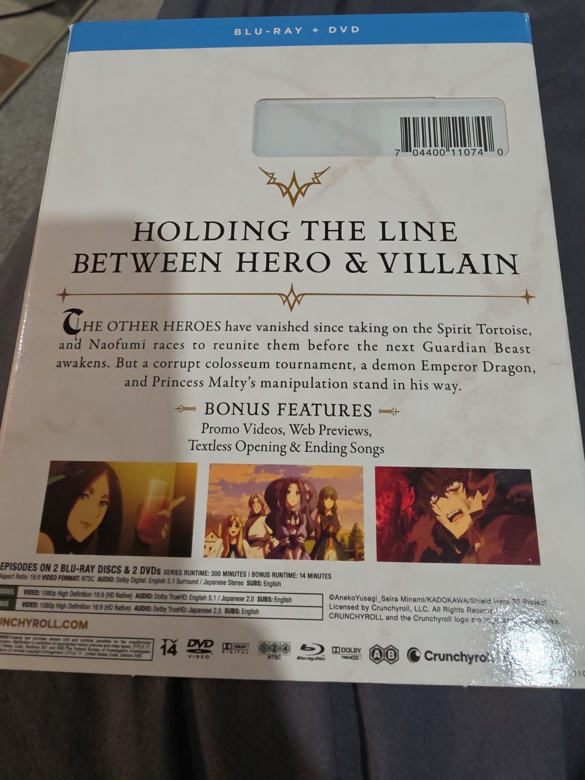 The Rising of the Shield Hero: Season 3 (Blu-ray + DVD) New