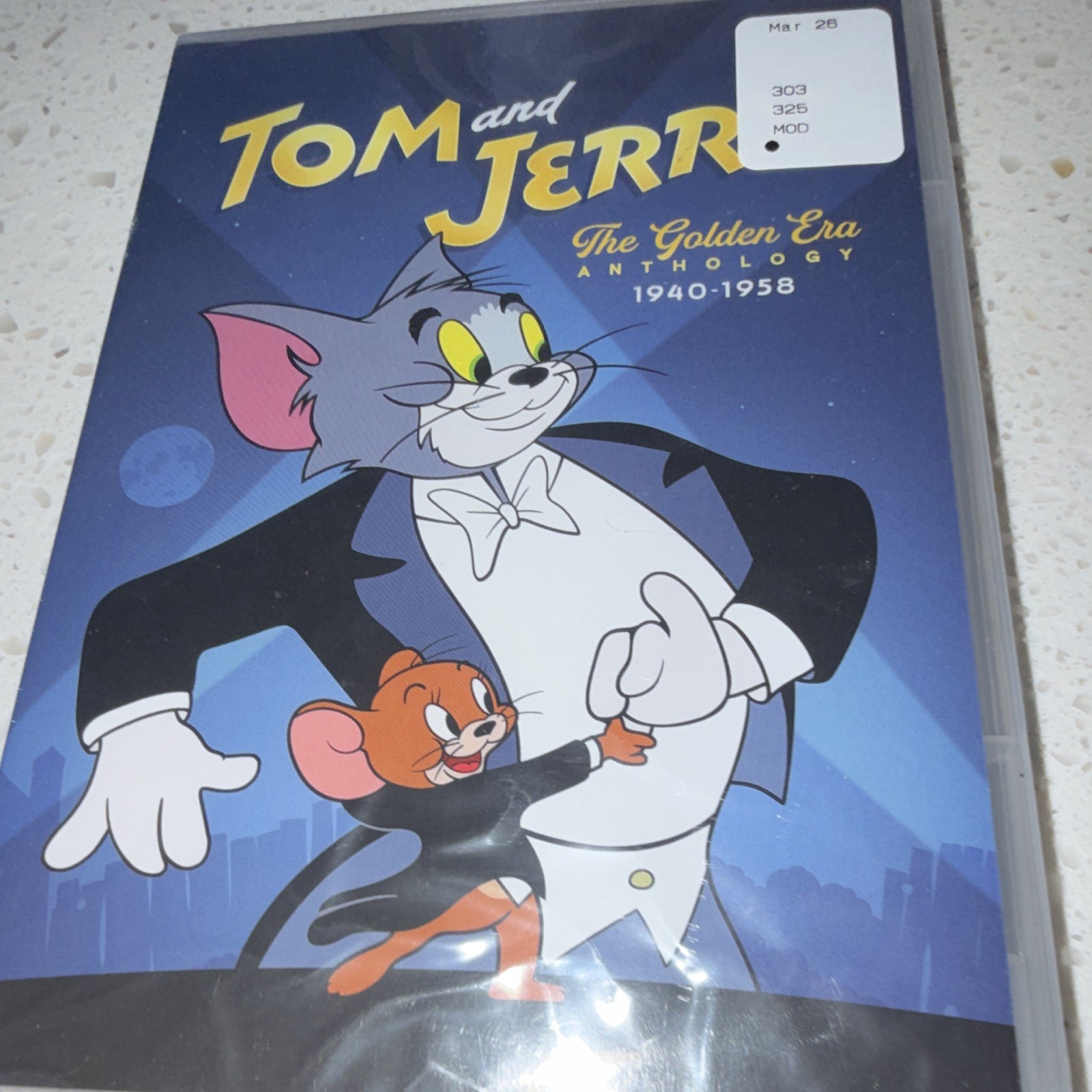 Tom and Jerry Golden Era Anthology 1940-1958 DVD NR w/ Commentary 817 Min