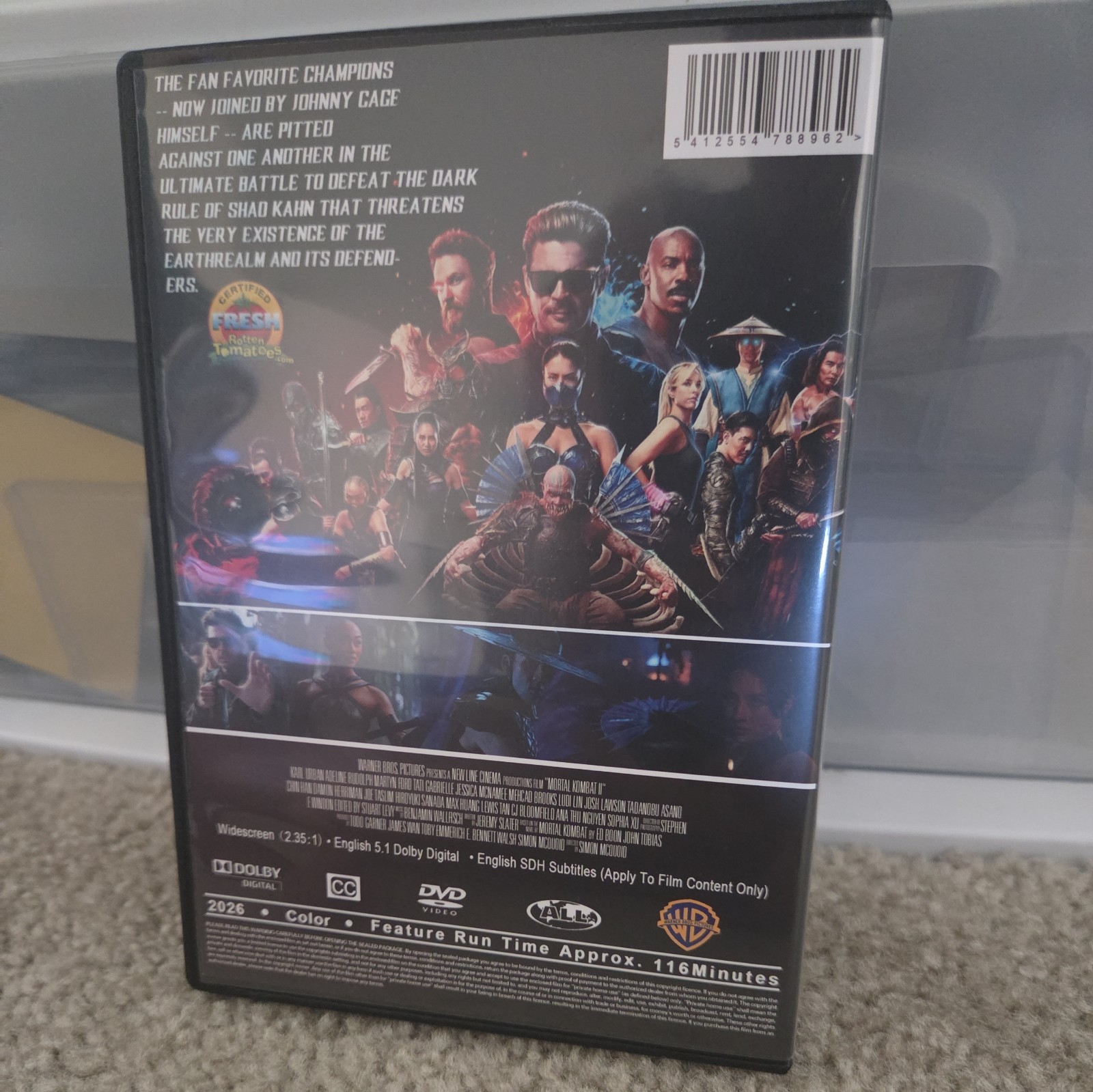 Mortal Kombat II DVD – 2026