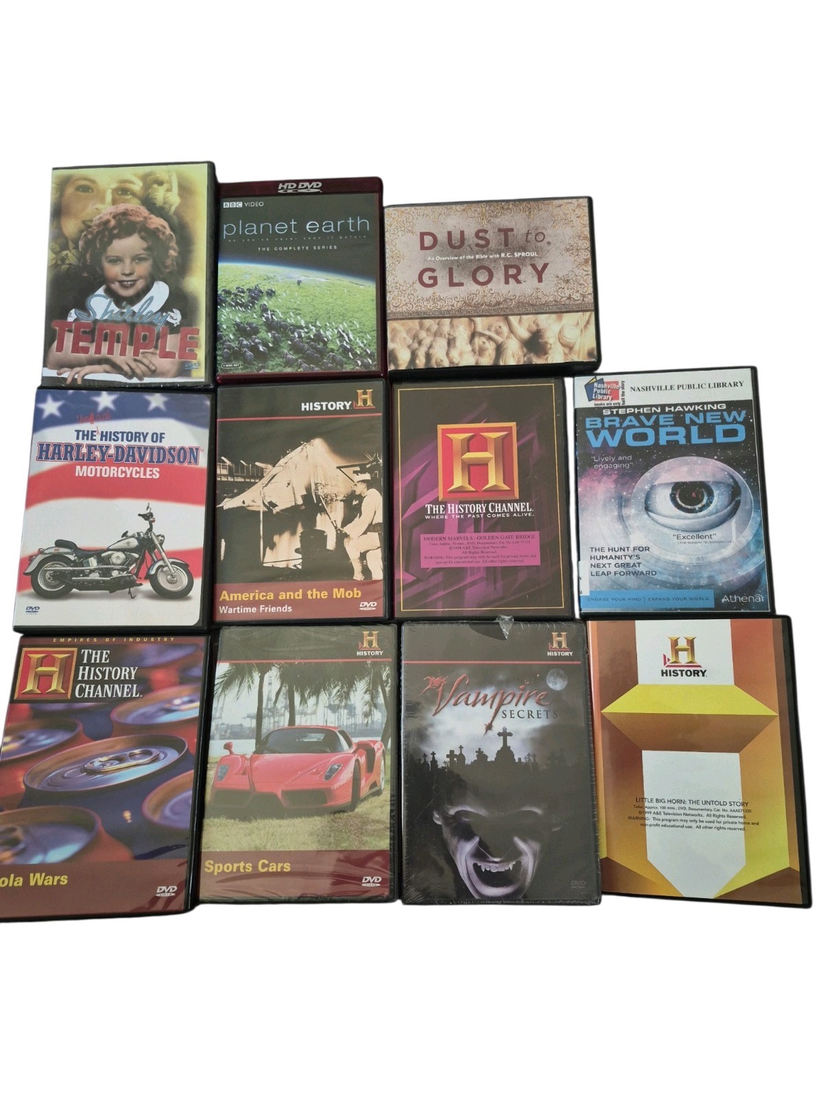 Lot The History Chanel Dvd