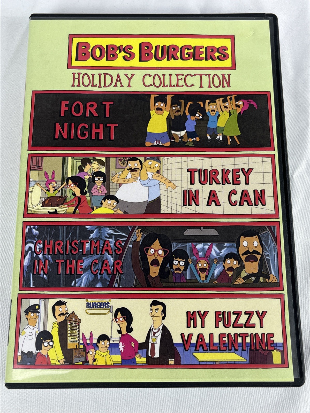 BOB’S BURGERS HOLIDAY COLLECTION ANIMATED DVD, 4 EPISODES, FORT NIGHT VALENTINE+