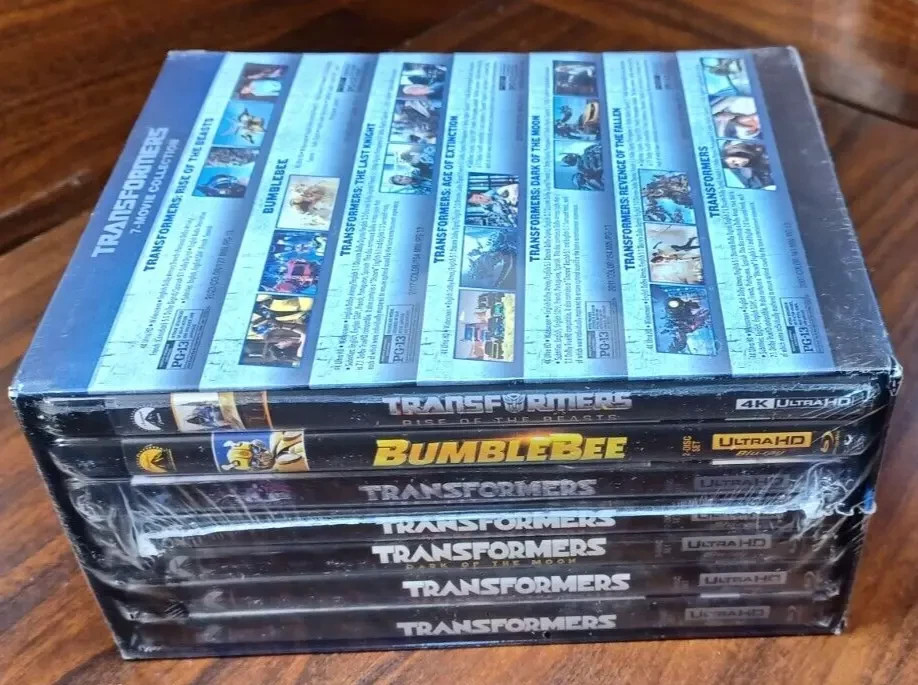 Transformers: 7-Movie Collection (4K Ultra HD)NEW (Sealed)- Free Box Shipping