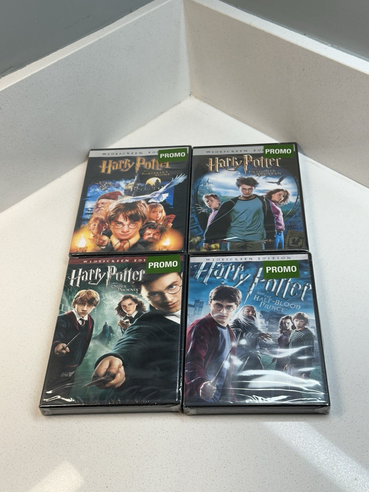 Harry Potter Sealed Promo DVD Lot 4 Sorcerer Azkaban Phoenix Half Blood