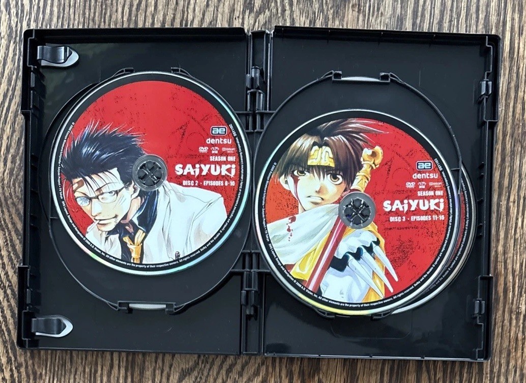 Saiyuki: Complete Collection Seasons 1 & 2 on 10-DVDs, Rated TV14