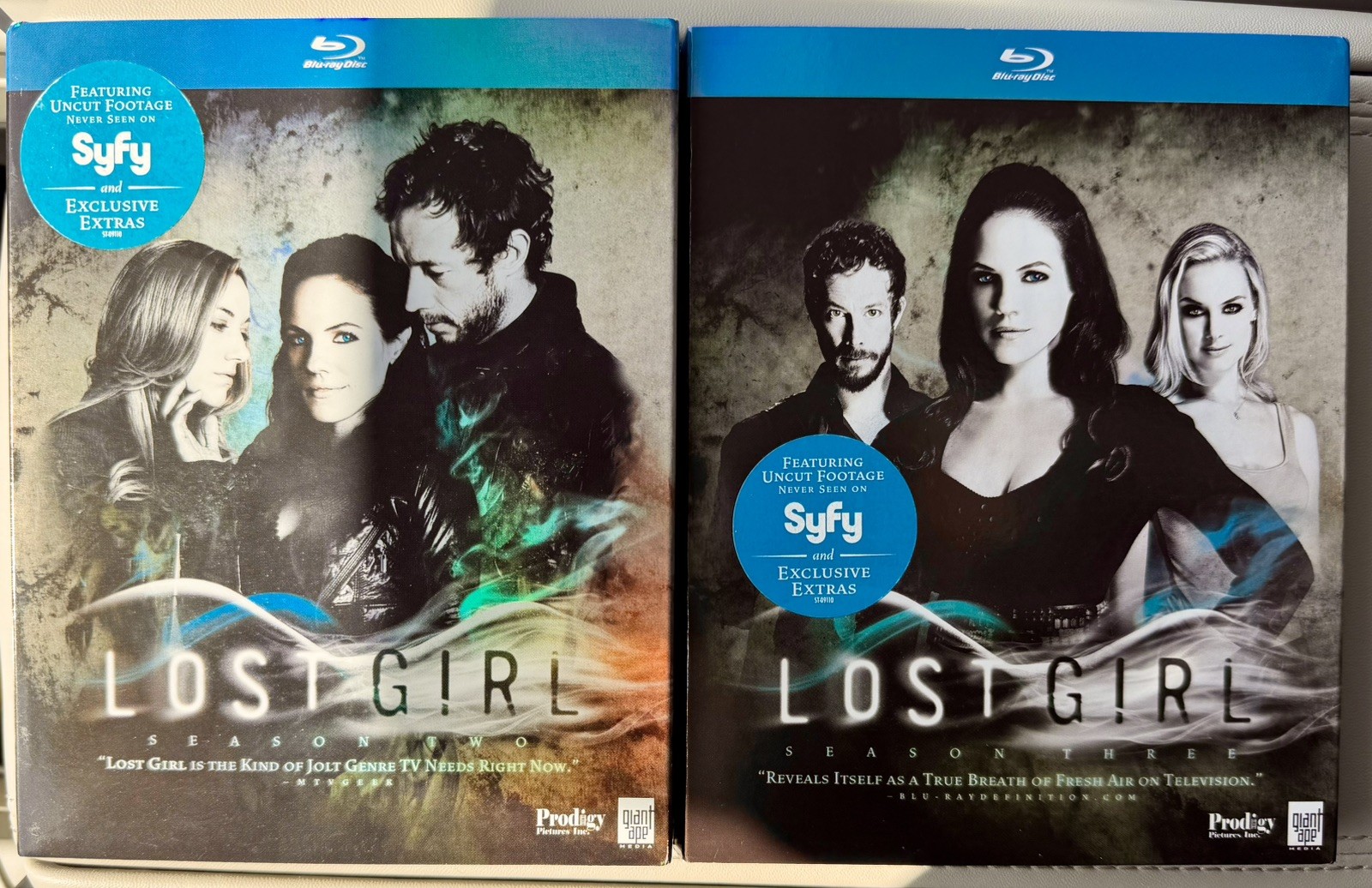 Lost Girl – Season 2 and 3 Blu Ray – NEW SEALED – Rare Exclusive Extras – OOF