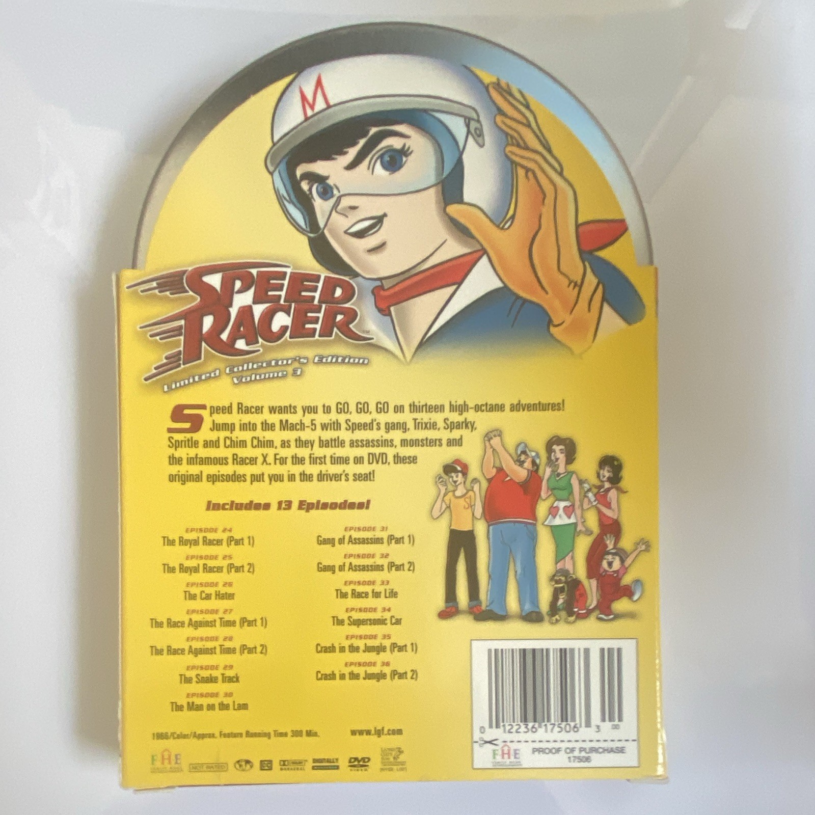 Speed Racer Franchise Volume 3 Limited Collector’s Edition DVD 300min