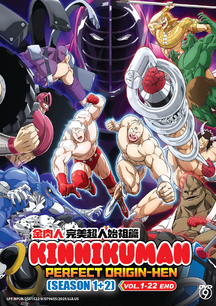 Anime DVD 2024 KINNIKUMAN:Perfect Origin-hen Season 1-2(Vol.1-22End) English Sub