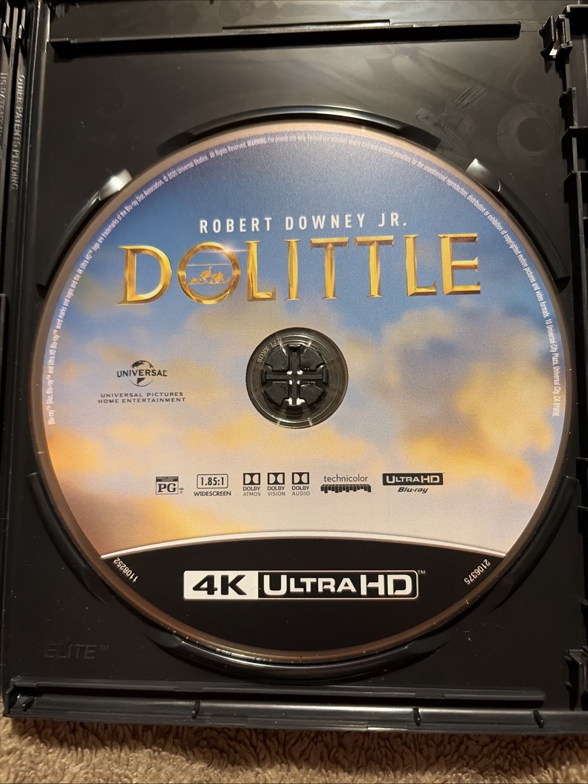 Dolittle (4K Ultra HD/Blu-ray, 2020) W/ Slipcover, No Digital Code