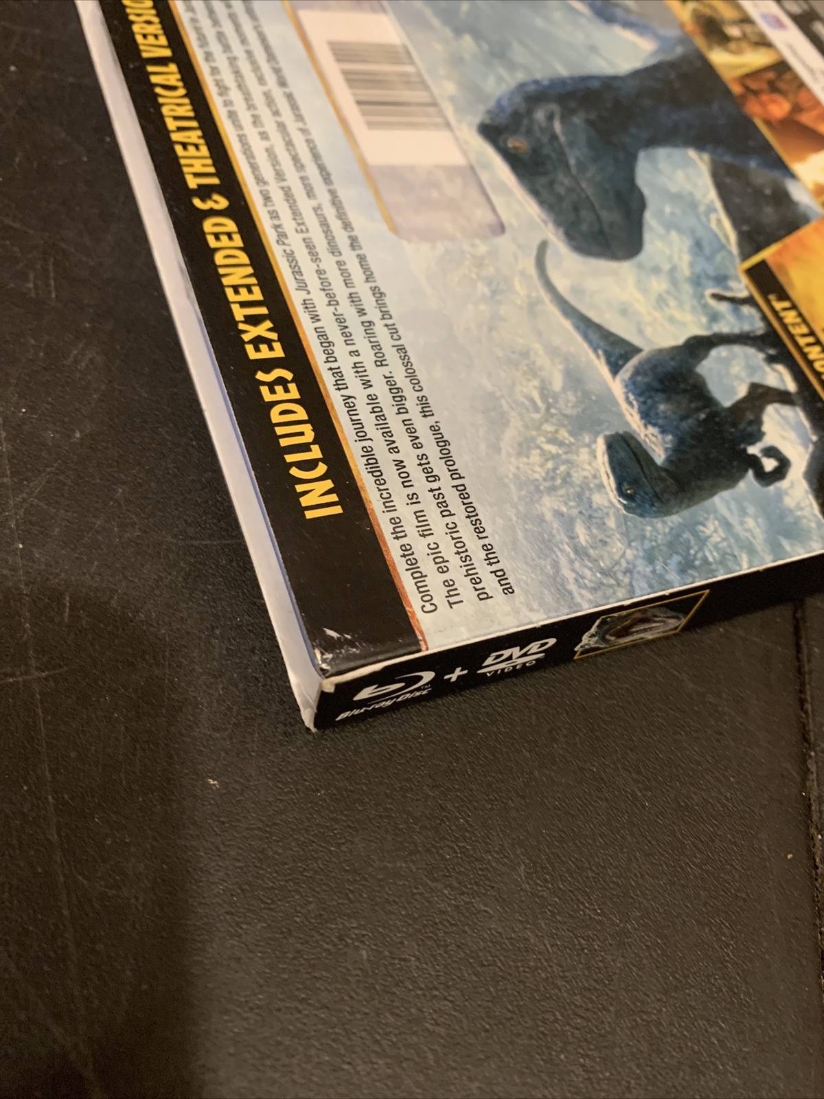 Jurassic World Dominion Bluray/DVD w/ Slipcover New Sealed