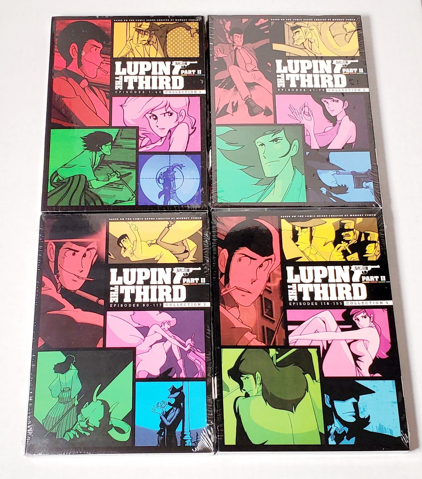 NEW Lupin the Third 3rd Part 2 II Complete Series Season Collection 1 2 3 4 DVD