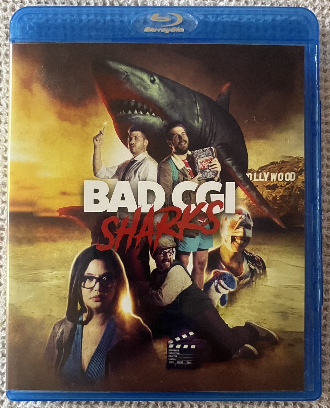 Bad CGI Sharks (2019) Blu-ray SRS Cinema Limited Edition W/ Poster + Barf Bag
