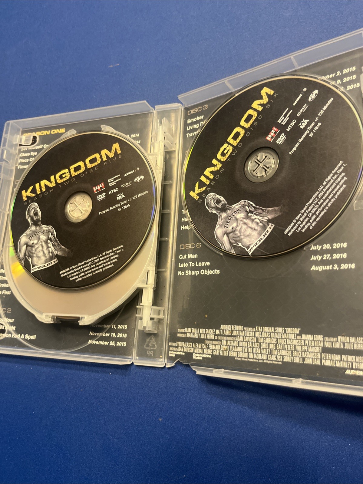 Kingdom: Seasons One and Two (DVD, 2014) 9 Discs TV-MA, RARE, MMA