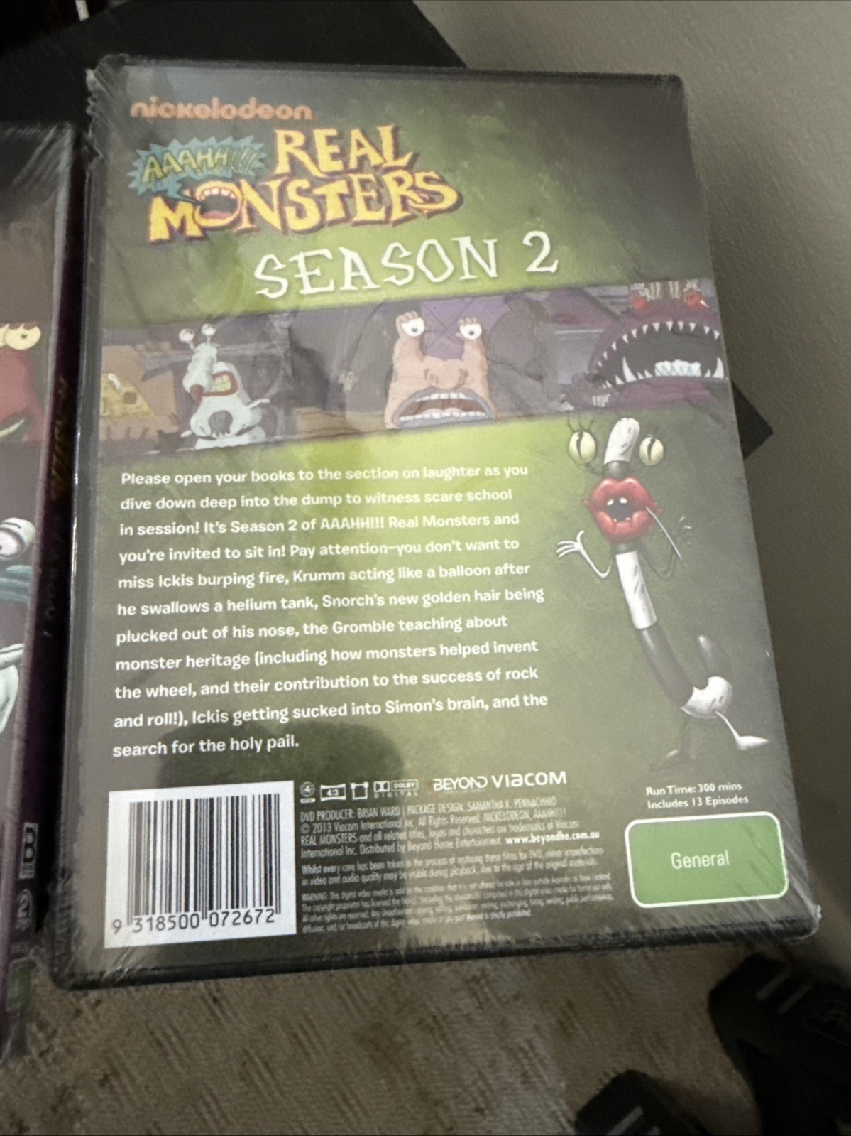 2013 Nickelodeon Viacom AAAHH!!! Real Monsters Season 1&2 Brand New Sealed