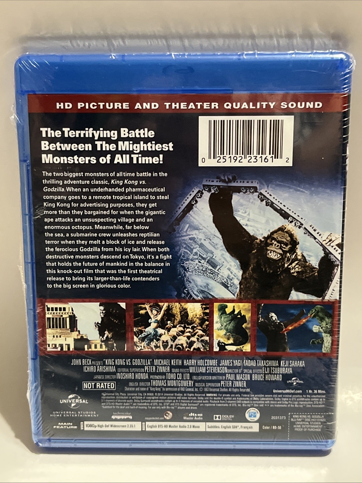 King Kong Vs. Godzilla (Blu-ray, 1962) – Brand New Fast Shipping
