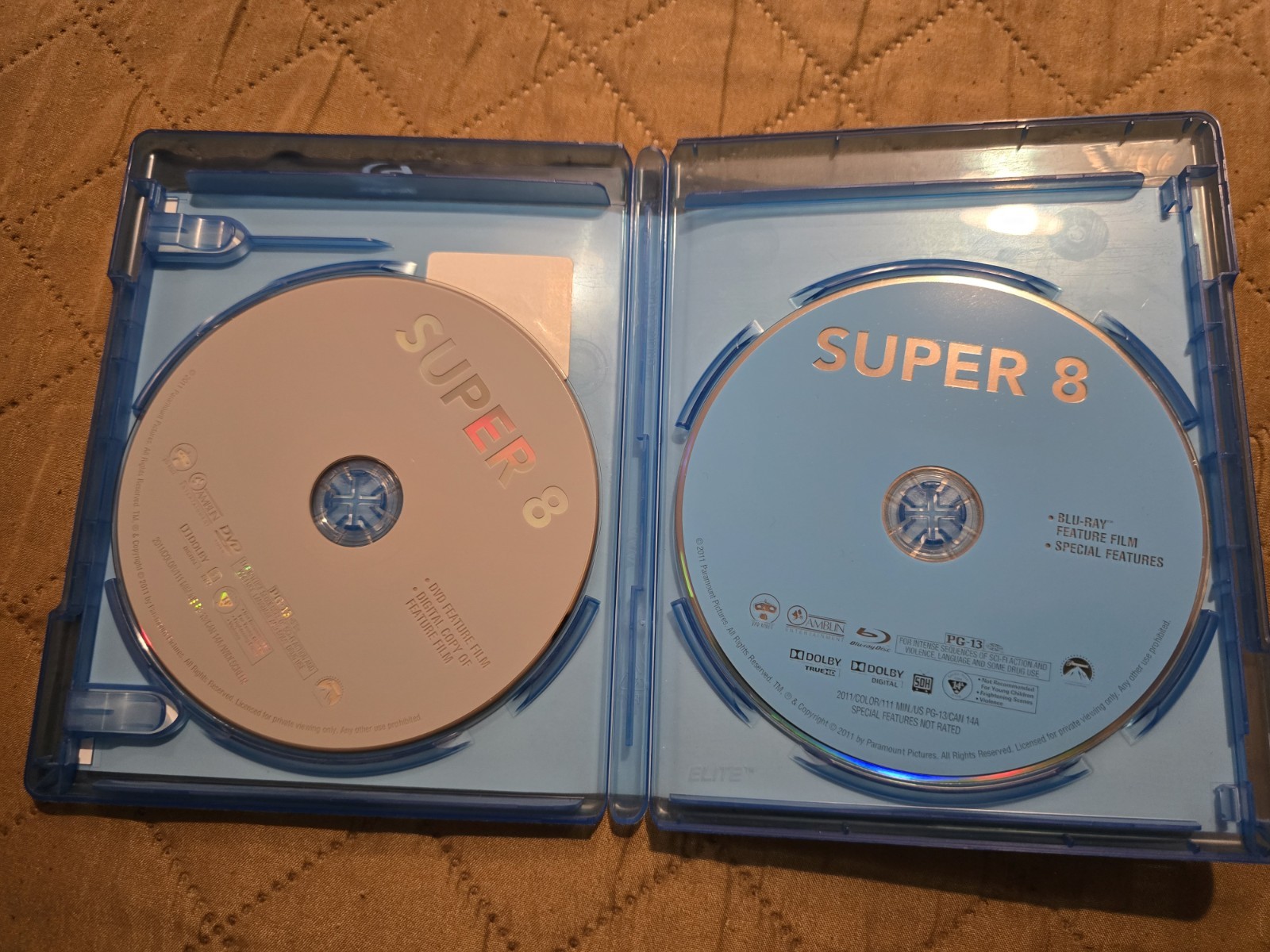 6 Blu-ray Lot- Tombstone, A Knight’s Tale, Frailty, Top Gun, Robin Hood, Super 8