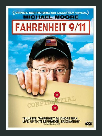 Farenheit 911 DVD THE MICHEAL MORE MOORE MOVIE 9/11 SEPTEMBER 2001