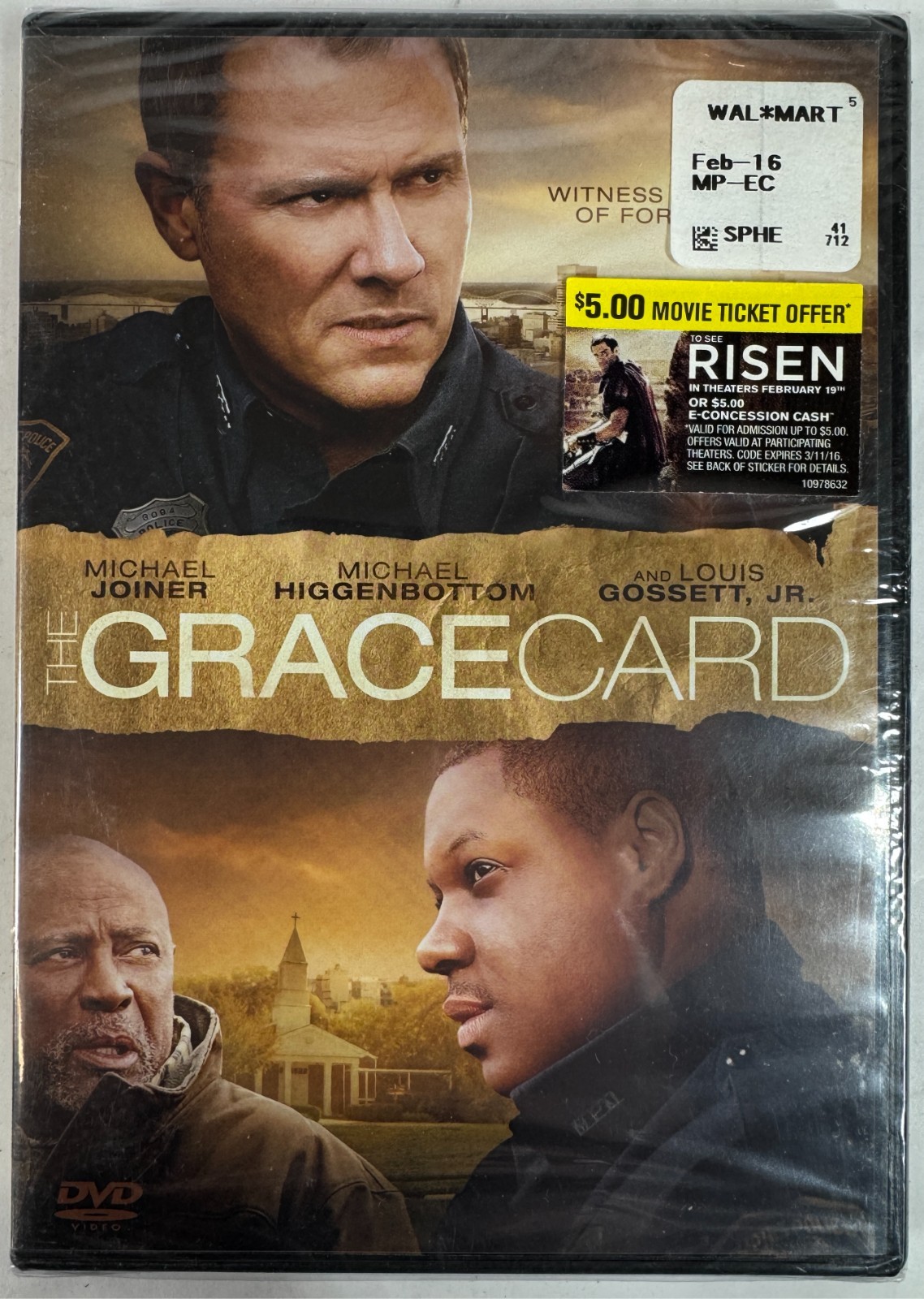 The Grace Card DVD 2010 Faith Based Christian Cop Police Drama Affirm Films NEW