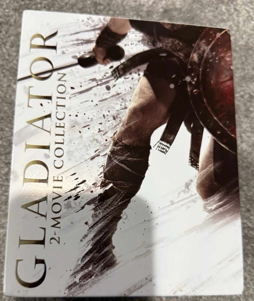 Gladiator + Gladiator II 2-Movie Collection Exclusive 4K UHD 2 Steelbooks New