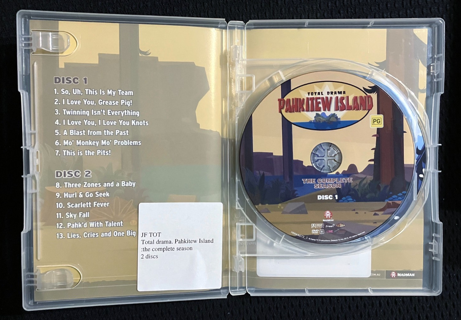Total Drama: Pahkitew Island (Complete Season) TV Series – ULTRA RARE 2-DVD Set
