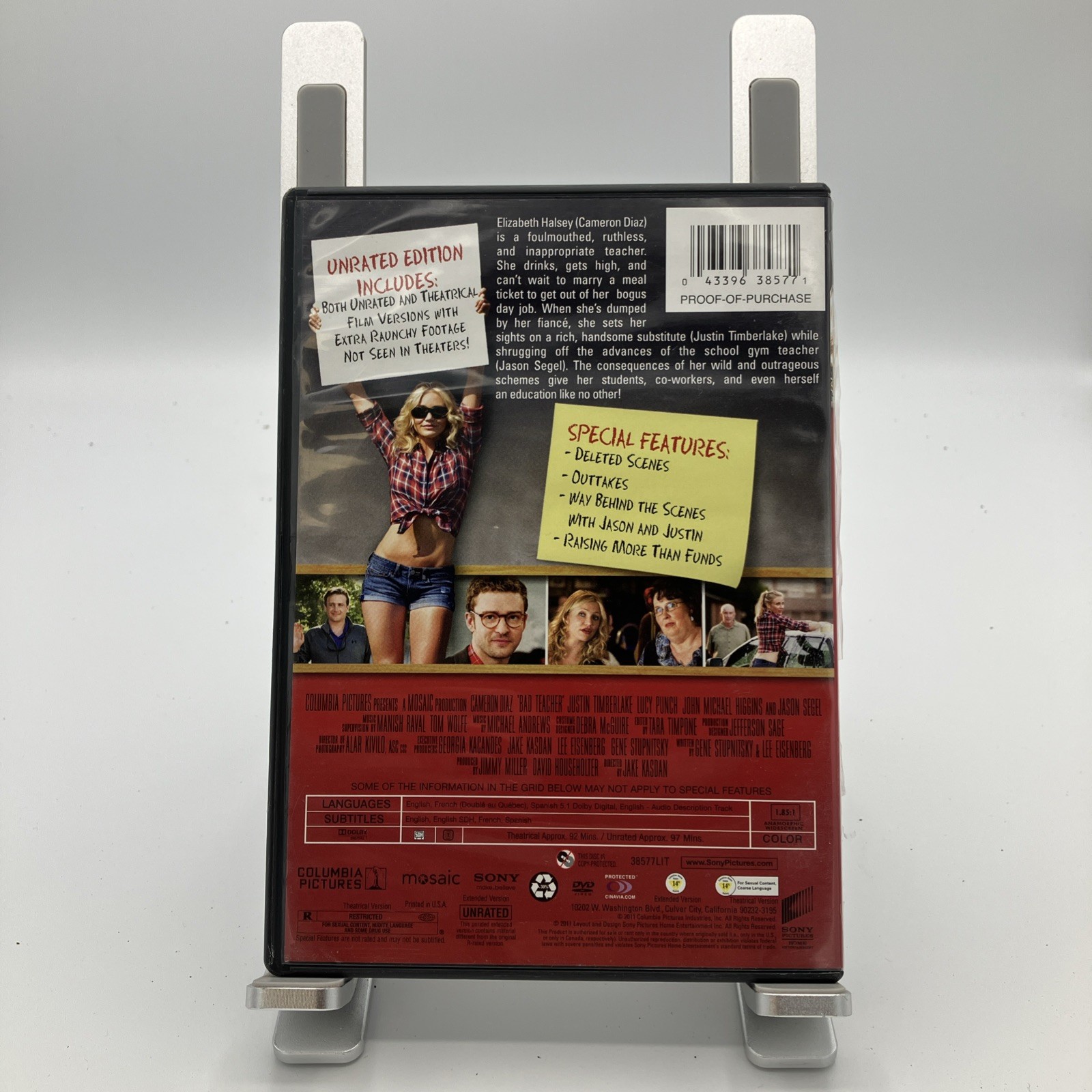 Bad Teacher (DVD, 2011)