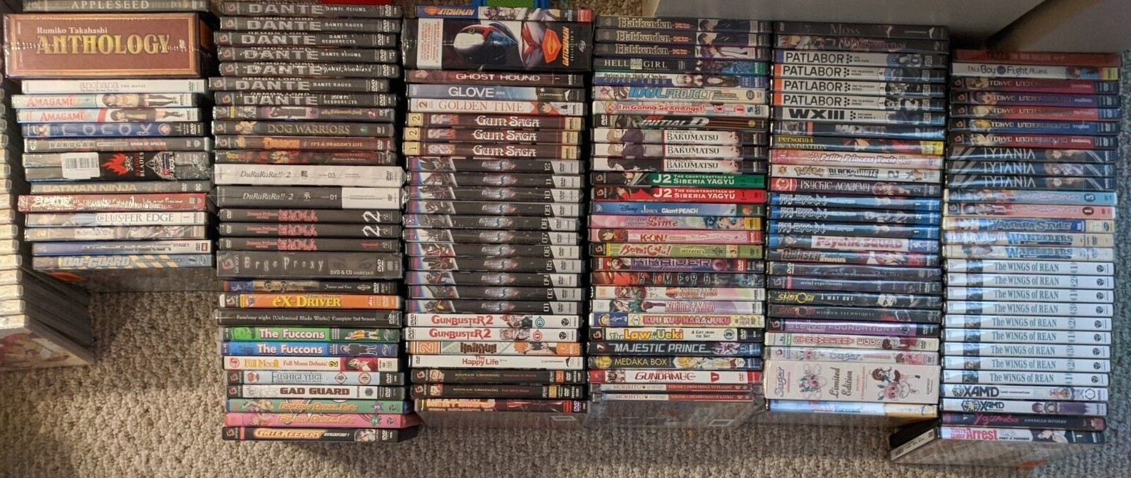 Anime DVD Lot take your pick. One form $4.99 and up each! Factory Sealed