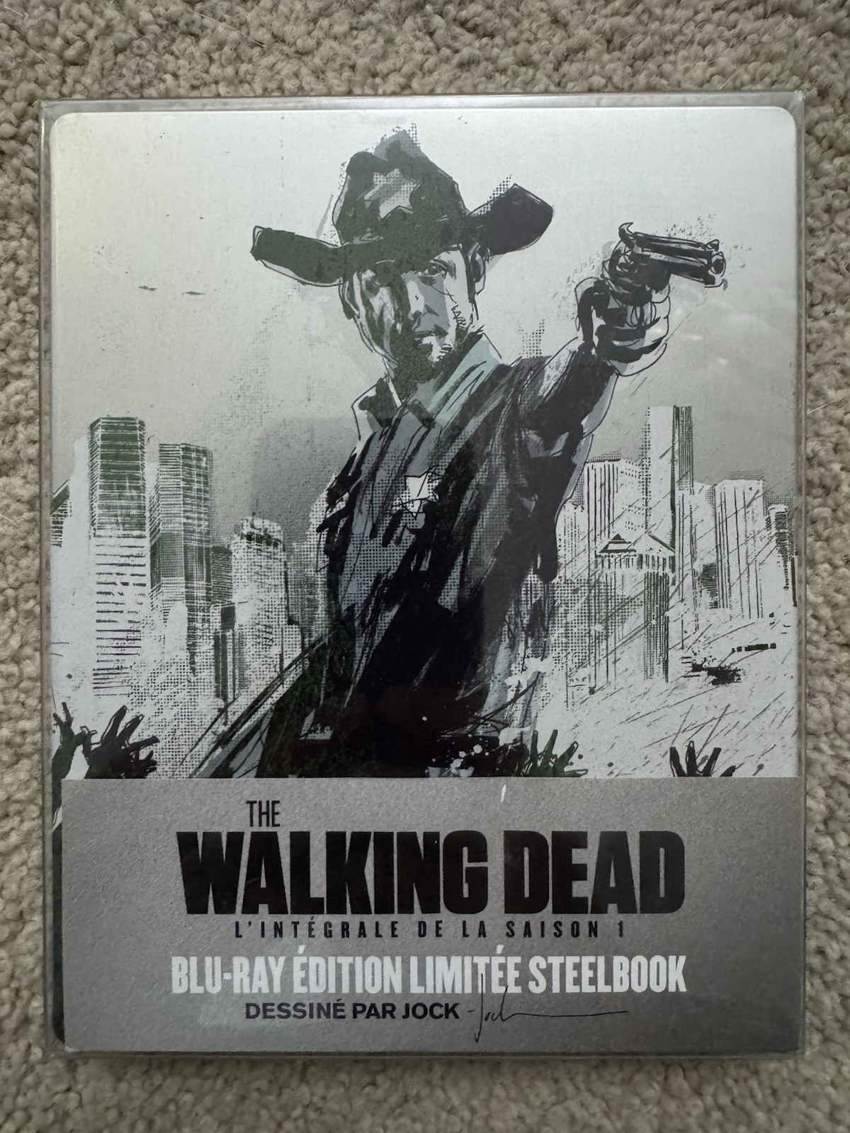 AMC The Walking Dead Complete First Season Blu-ray Steelbook Zavvi Jock