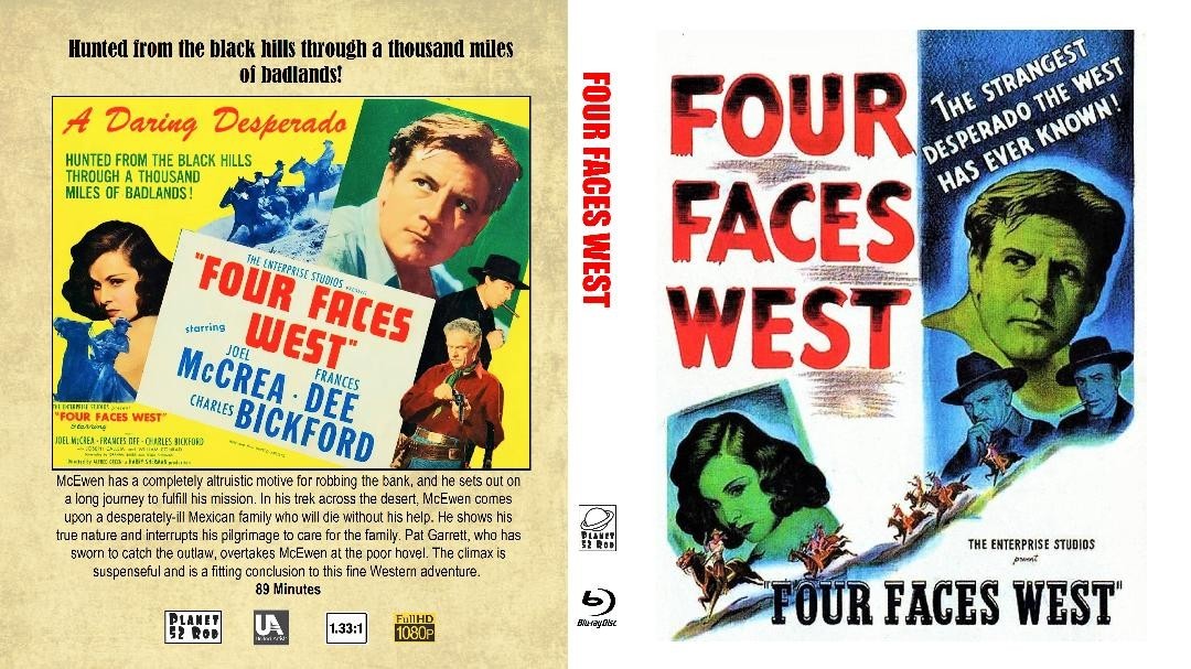 Four Faces West (1948)- 1080P BLURAY WESTERN CLASSIC