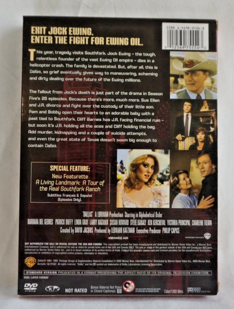 Dallas TV DVD Lot 5, 6, 7, 8, 9, 10, 11, 12, 14 Series Complete Seasons