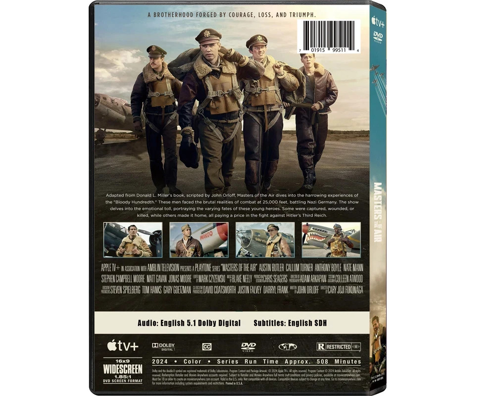 Masters of the Air‎ (3DVD, 2024) Box Set 3-Dics English