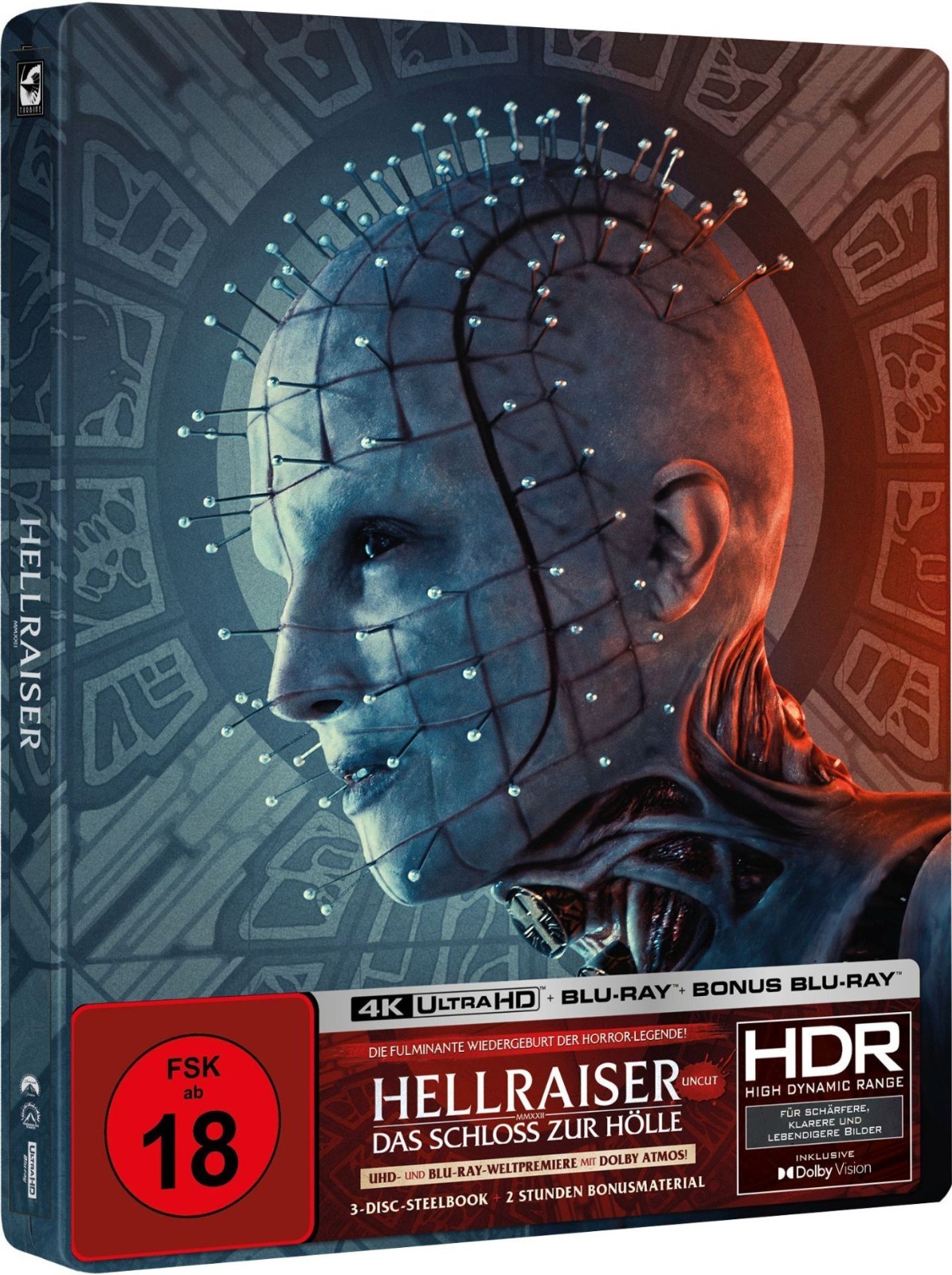 Hellraiser The Castle of Hell 4K SteelBook UHD Blu-ray Germany [2022] Small Dent