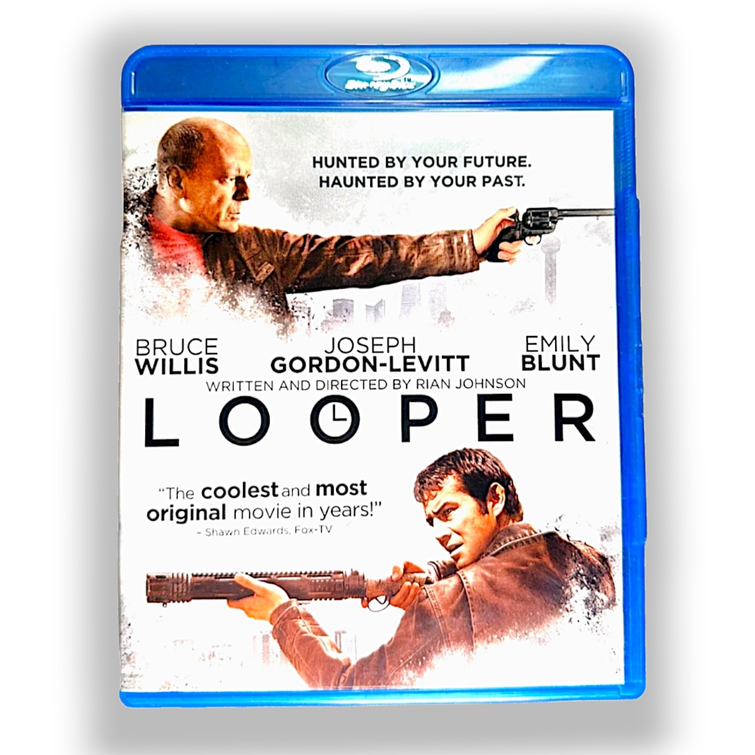 Looper Blu-ray Futuristic Thriller Bruce Willis Joseph Gordon-Levitt Emily Blunt