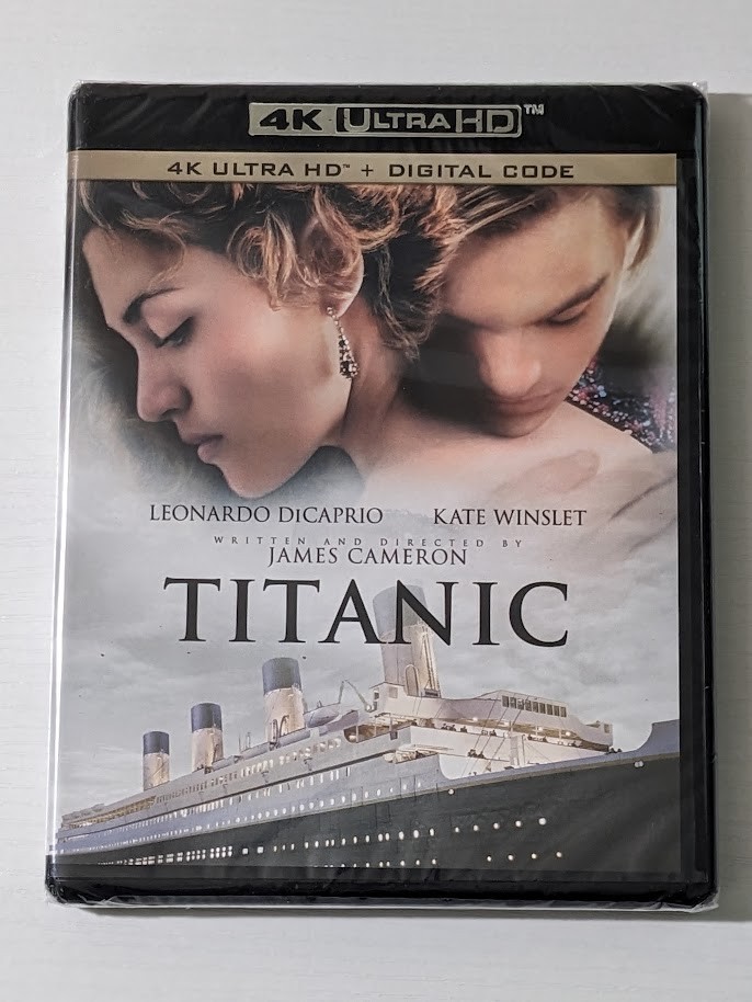 Titanic (4K Ultra HD + Slipcover, 1997) Brand New Sealed