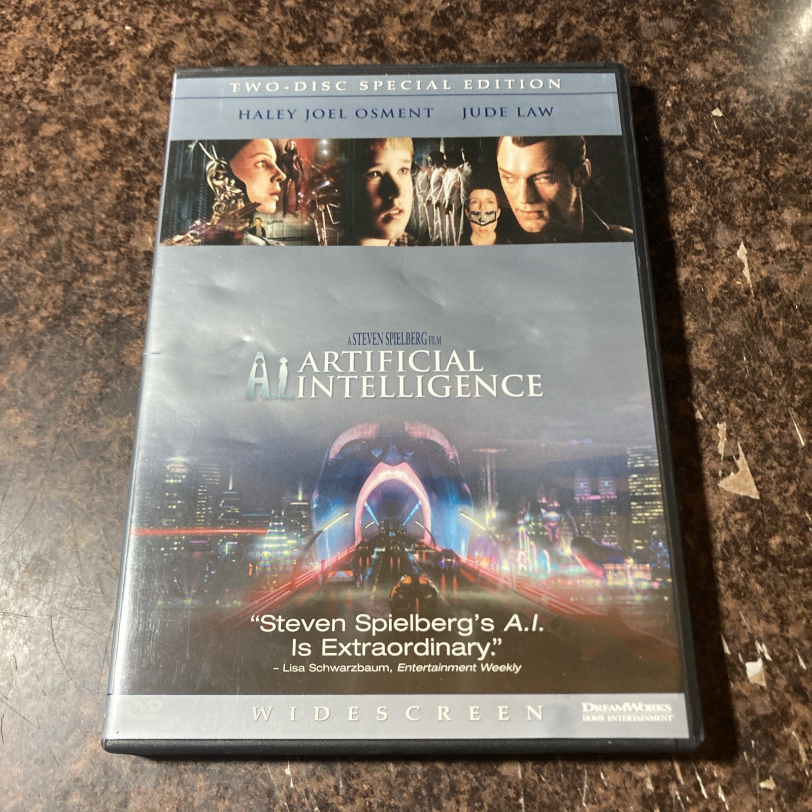 AI Artificial Intelligence, Haley Joel Osment Jude Law DVD Combined shipping